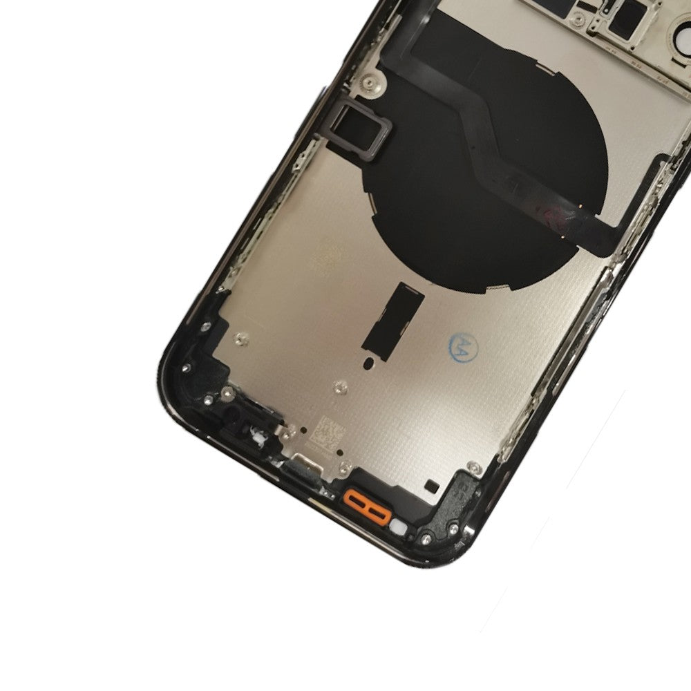 Rear Housing with Small Parts for iPhone 12 Pro Max (Purple)-Blue Rear Housing with Small Parts for iPhone 12 Pro Max (Purple)-Blue